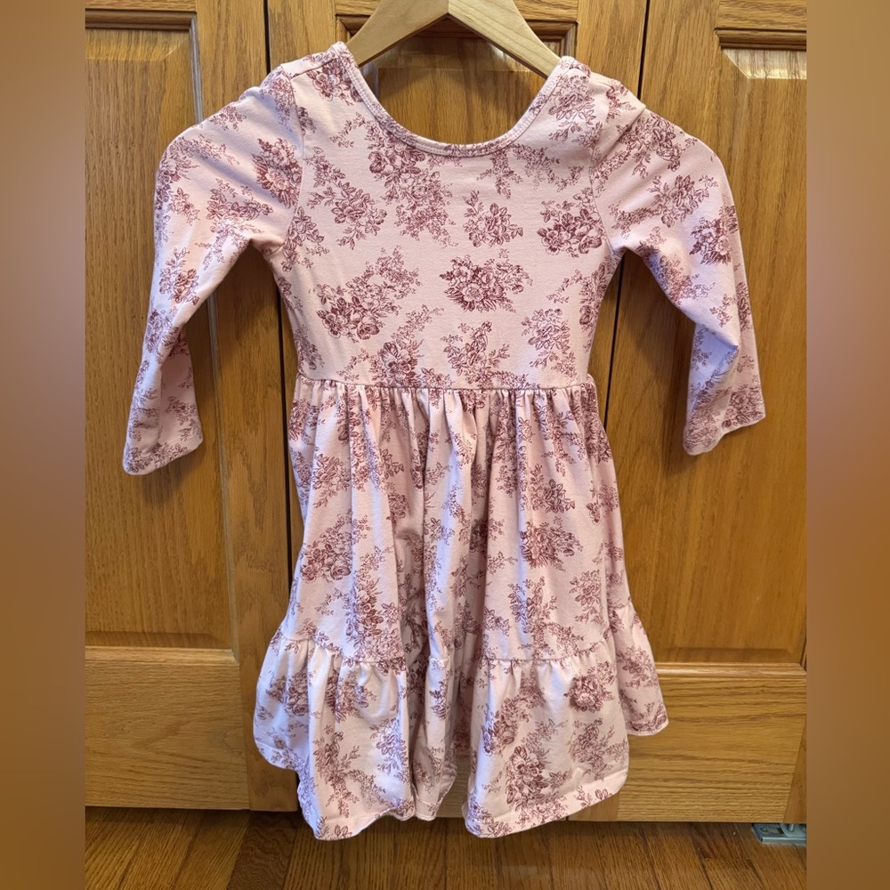 Janie and Jack Pink Floral Kids Dress